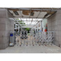 Security Protection Factory Collapsible Automatic Driveway Retractable Flexible Fence Sliding Gates